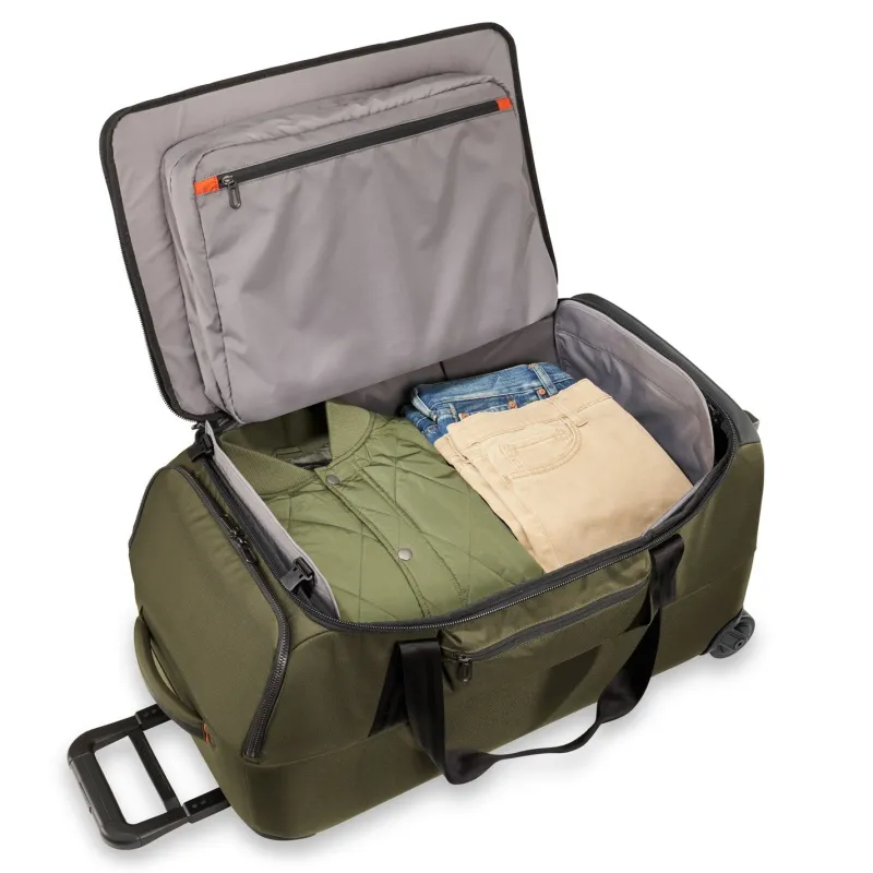 Briggs & Riley Wheeled Duffels|Checked<Briggs and Riley ZDX Medium Upright Duffle | Altman Luggage Hunter