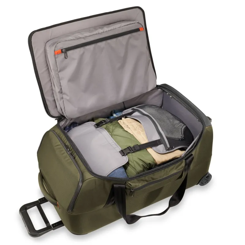 Briggs & Riley Wheeled Duffels|Checked<Briggs and Riley ZDX Medium Upright Duffle | Altman Luggage Hunter