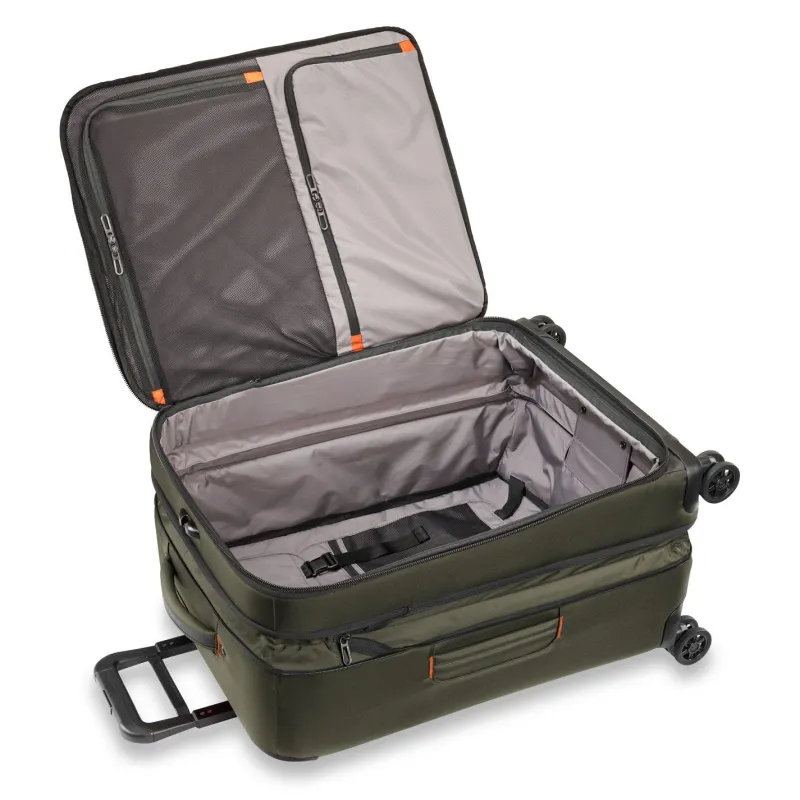 Briggs & Riley Checked<Briggs and Riley ZDX Medium Expandable Spinner | Altman Luggage Hunter