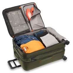 Briggs & Riley Checked<Briggs and Riley ZDX Medium Expandable Spinner | Altman Luggage Hunter