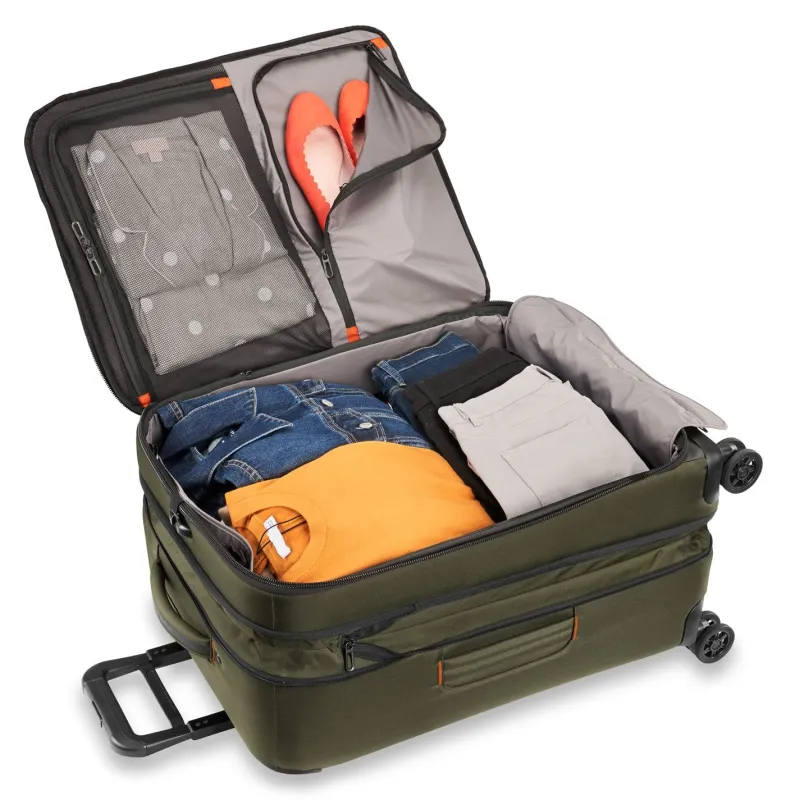 Briggs & Riley Checked<Briggs and Riley ZDX Medium Expandable Spinner | Altman Luggage Hunter