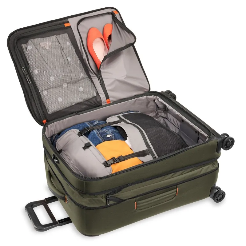 Briggs & Riley Checked<Briggs and Riley ZDX Medium Expandable Spinner | Altman Luggage Hunter