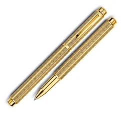 Caran D'Ache Rollerball|Felt Tip<Caran D' Ache | Caran D' Ache Ecridor Chevron Gold Rollerball Pen | Pen Sale