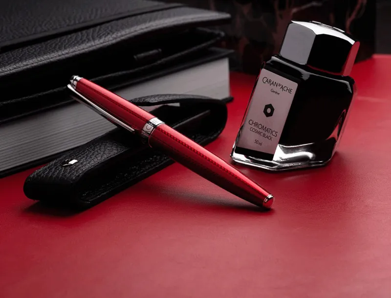 Caran D'Ache Rollerball|Felt Tip<Caran d Ache Leman Rollerball Pen | Altman Luggage Sale Carmine Red