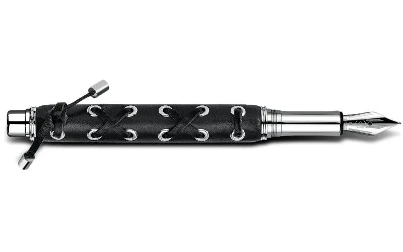 Caran D'Ache Limited Edition|Fountain<Caran d Ache Varius Ebony Silver Plated Rhodium Coated Fountain Pen