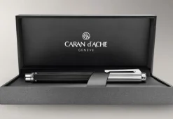 Caran D'Ache Ballpoint<Caran d Ache Varius Runracer Silver Rhodium Coated Ballpoint Pen RUBRACER