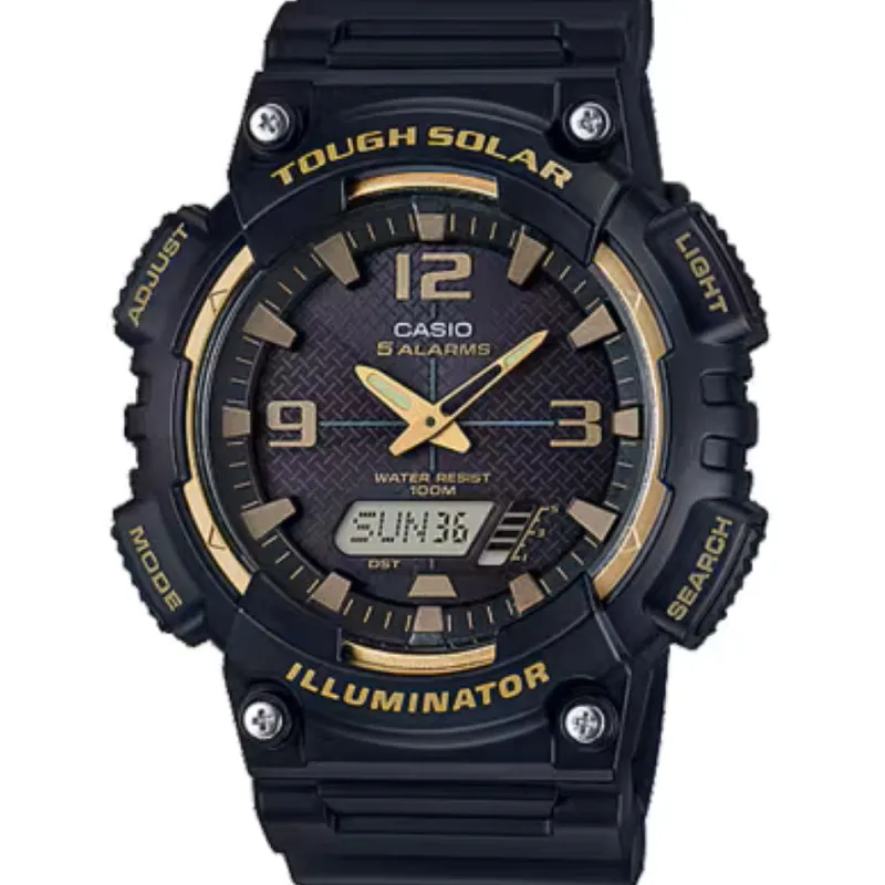 Casio Men's Watches<Analog Digital Combination solar AQS810W 1A3VC | Altman Luggage