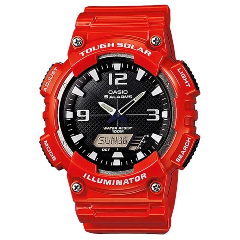 Casio Men's Watches<Mens Analog Digital Combination solar AQS810WC4AV