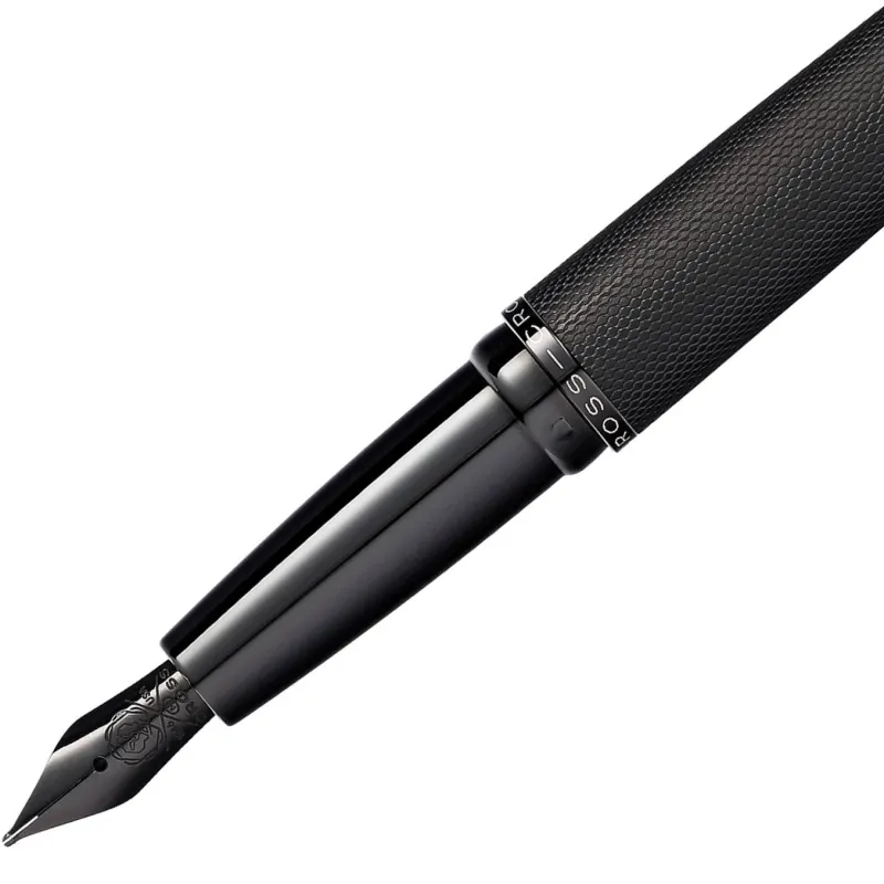Cross Fountain<ATX Brushed Black Fountain Pen