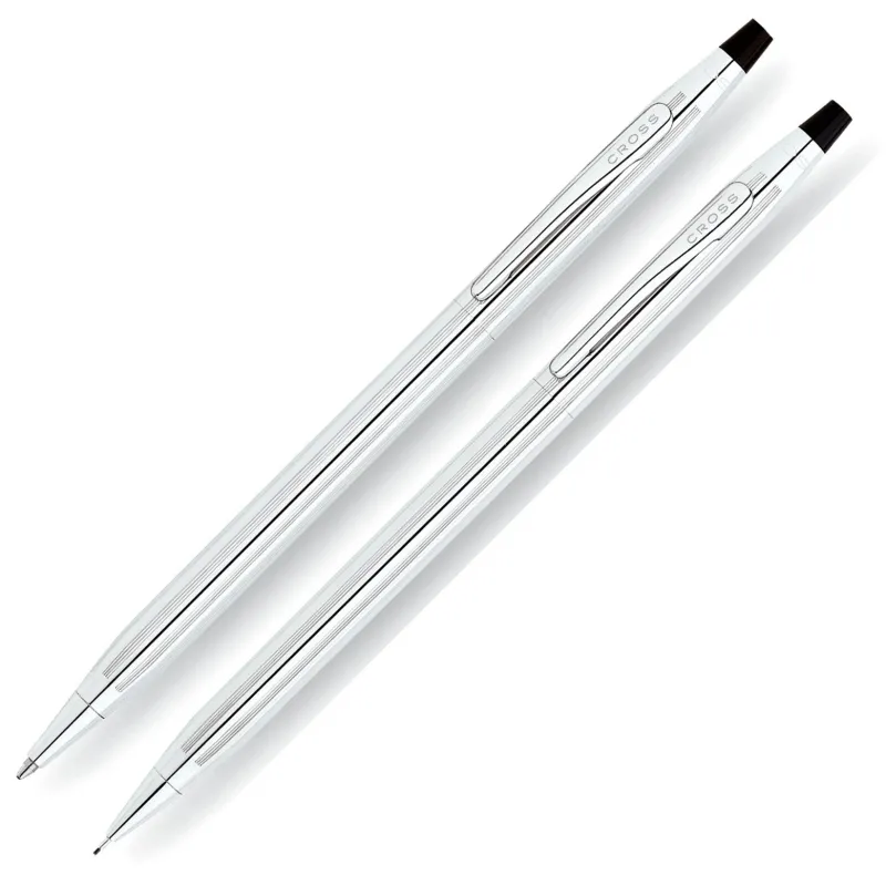 Cross Sets<Classic Century Pen and Pencil Set Lustrous Chrome