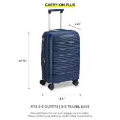 Delsey Carry-on Luggage<Dune Carry-On Plus Expandable Spinner