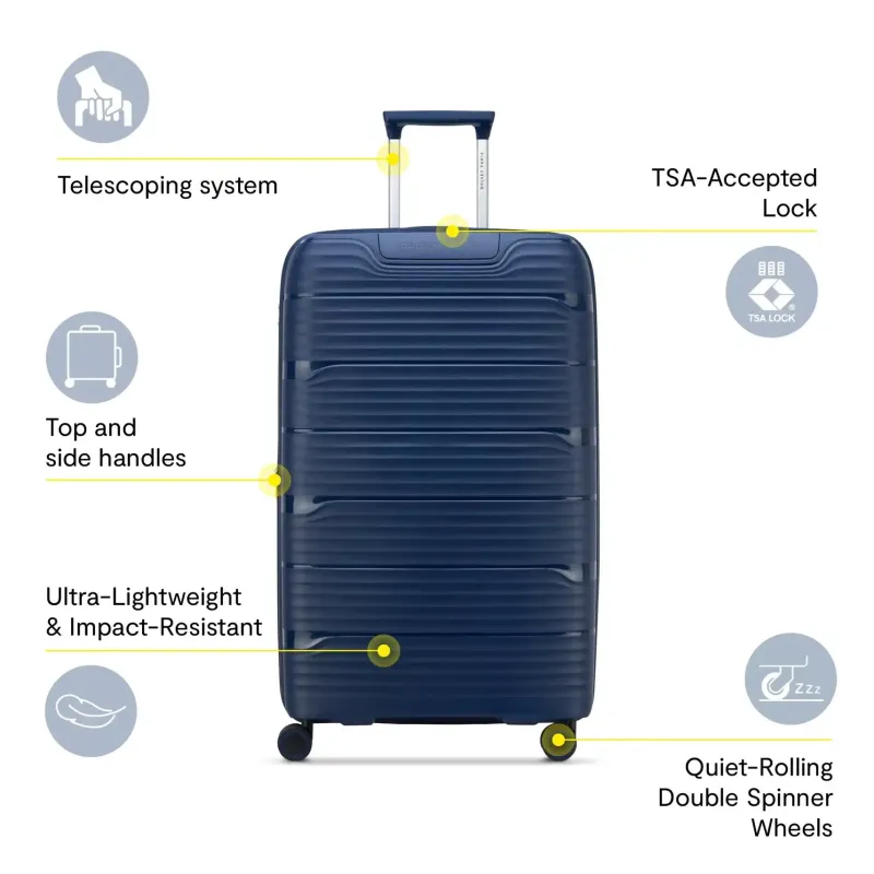 Delsey Checked<Dune Large Expandable Spinner