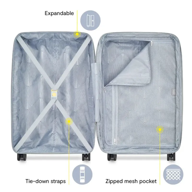 Delsey Checked<Dune Medium Expandable Spinner