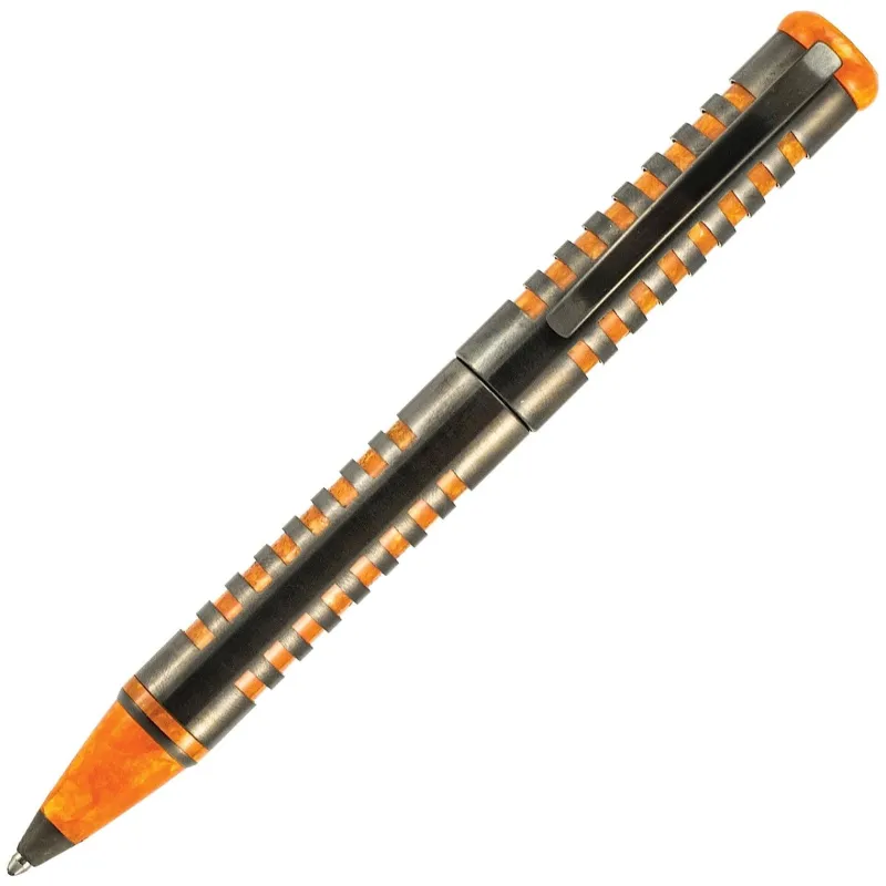 Delta Ballpoint|Limited Edition<Dolce Vita Skeleton Limited Edition Orange Ballpoint Pen