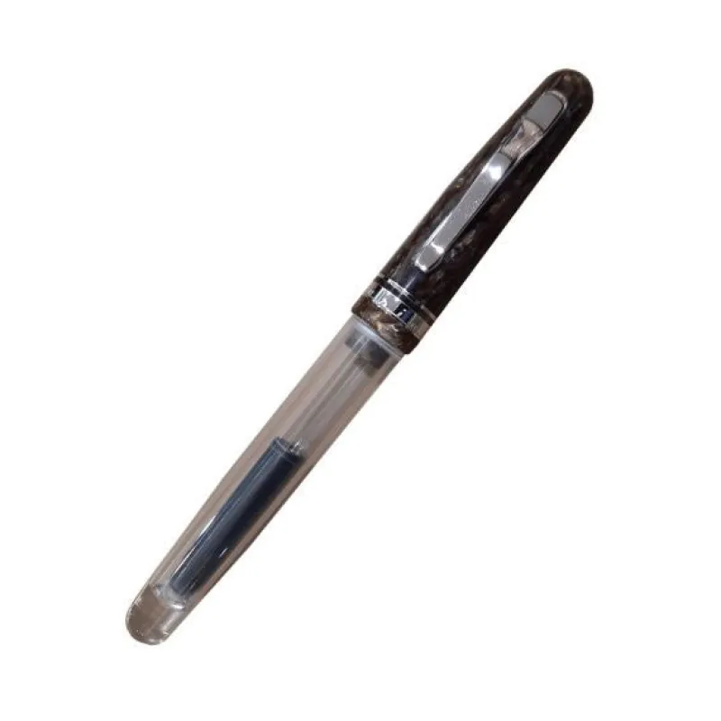 Delta Pen Closeouts|Fountain<Fusion 82 Demo Brown Fountain Pen | Altman Luggage Pen Sale