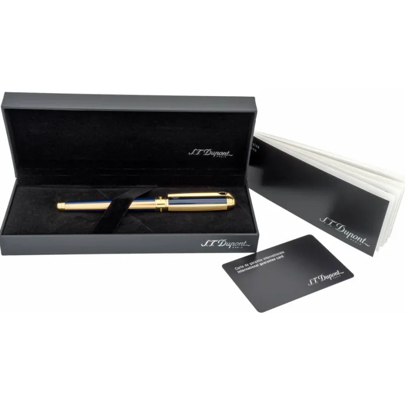 S.T. Dupont Fountain<Dupont Line D Windsor Medium Fountain Pen Sale | Altman Luggage Blue