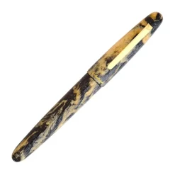 Esterbrook Fountain<Estie Gold Rush Prospector Black Oversize Gold Trim Fountai
