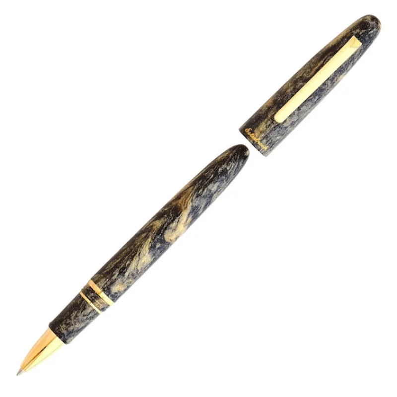 Esterbrook Rollerball|Felt Tip<Estie Gold Rush Prospector Black Rollerball Pen | Altman Luggage