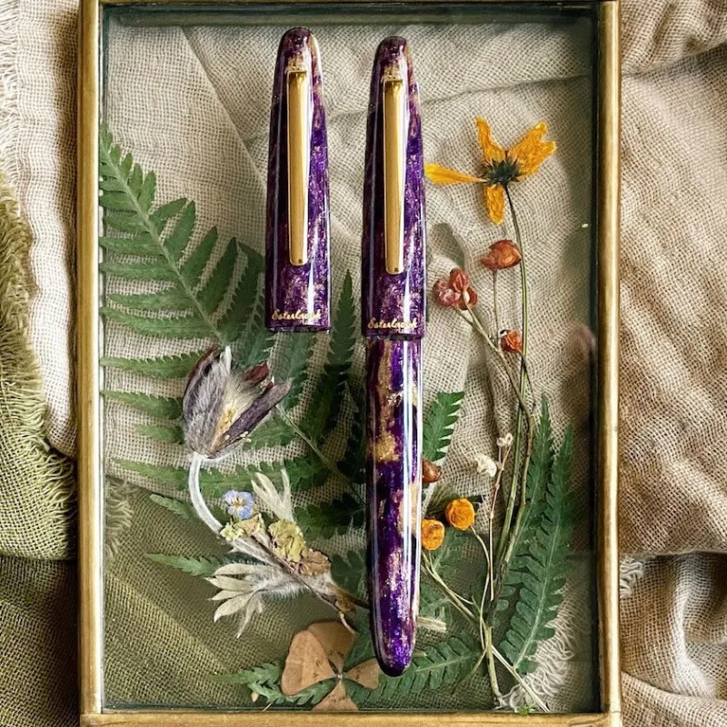 Esterbrook Rollerball<Estie Gold Rush Purple Rollerball Pen | Altman Luggage