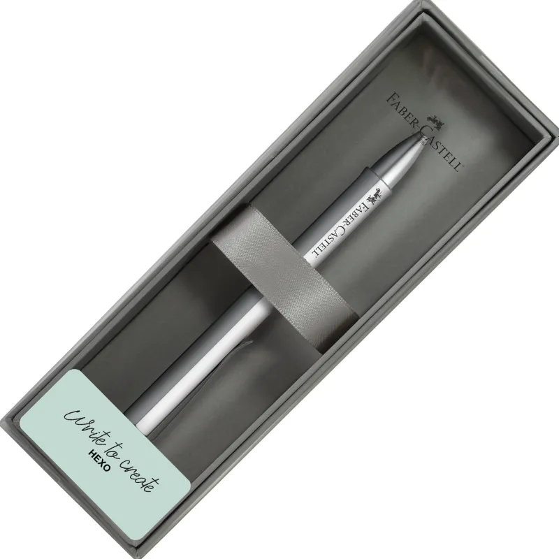 Faber-Castell Ballpoint<Faber Castell Hexo Ballpoint Pen | Altman Luggage on Sale Silver
