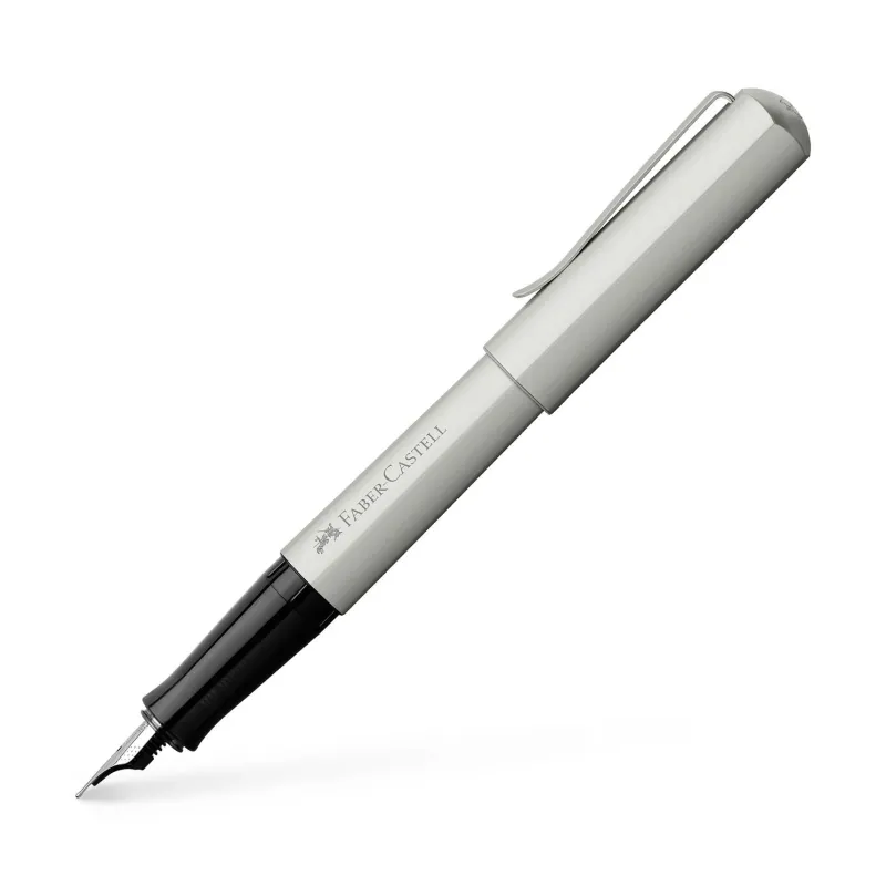 Faber-Castell Fountain<Faber Castell Hexo Fountain Pen Black | Altman Luggage on Sale Matte Silver