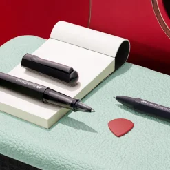 Faber-Castell Rollerball<Faber Castell Hexo Rollerball and Ballpoint Pen Set | Pen Sale Black
