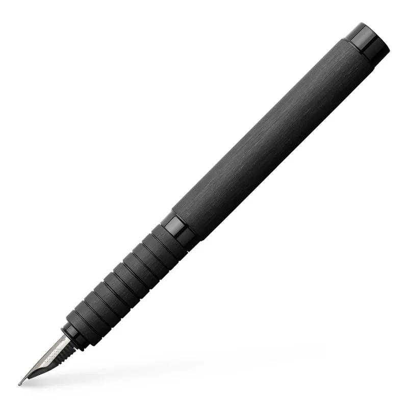 Faber-Castell Fountain<Essentio Fountain Pen Aluminum Black