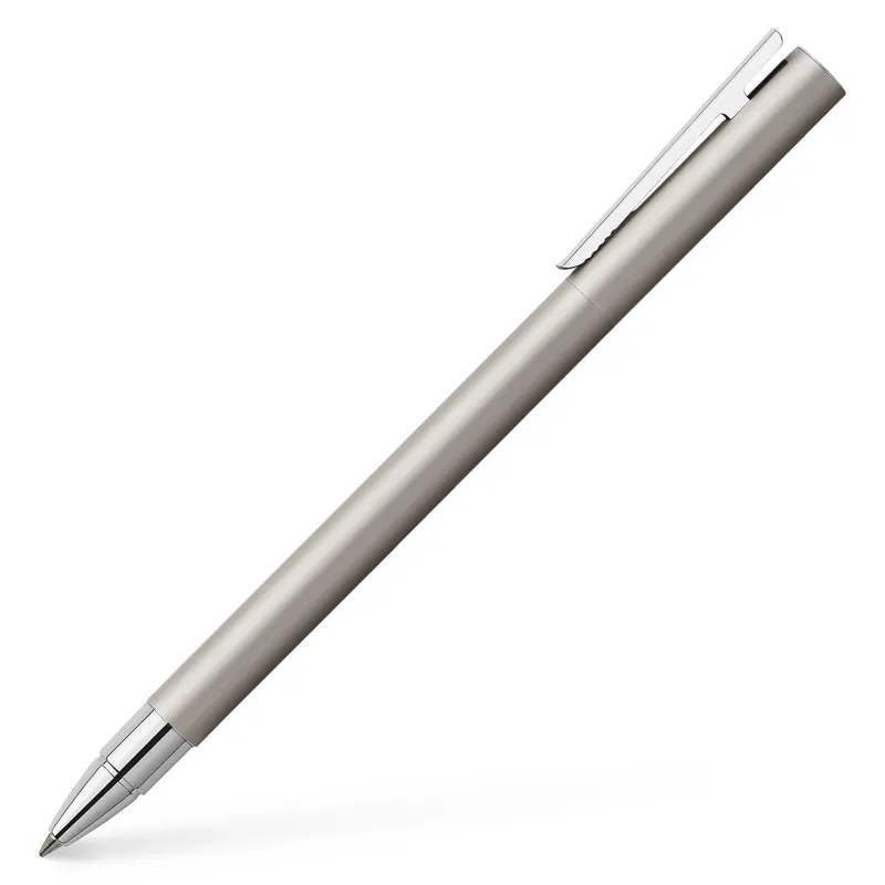 Faber-Castell Rollerball<NEO Slim Rollerball Pen Matte Stainless Steel