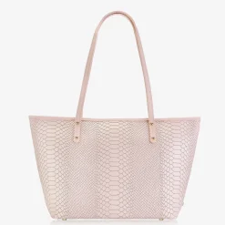GiGi New York Business Cases|Carry-on Luggage<ZIP TAYLOR TOTE Embossed Python Leather