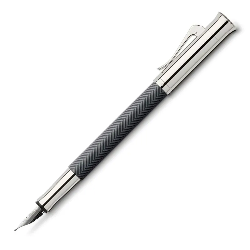 Graf Von Faber-Castell Fountain<Graf Von Faber Castell Guilloche Fountain Pen Cisele Anthracite