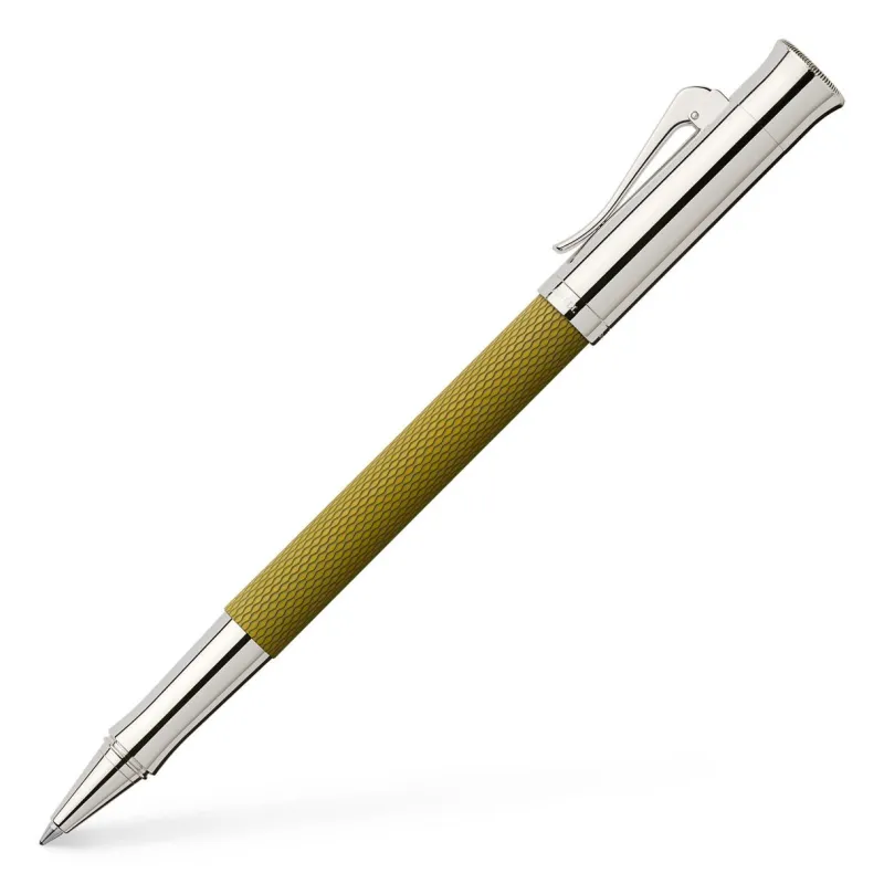 Graf Von Faber-Castell Rollerball|Felt Tip<Graf Von Faber Castell Guilloche Rollerball Pen Olive Green