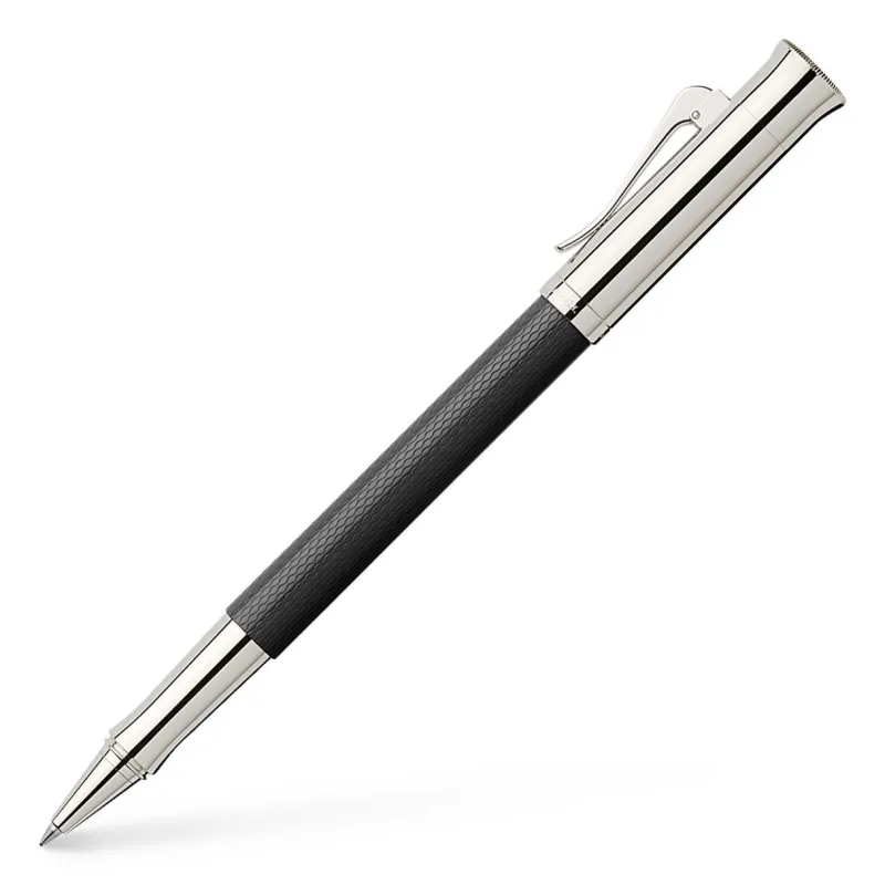 Graf Von Faber-Castell Rollerball|Felt Tip<Graf Von Faber Castell Guilloche Rollerball Pen Black | Altman Lggage