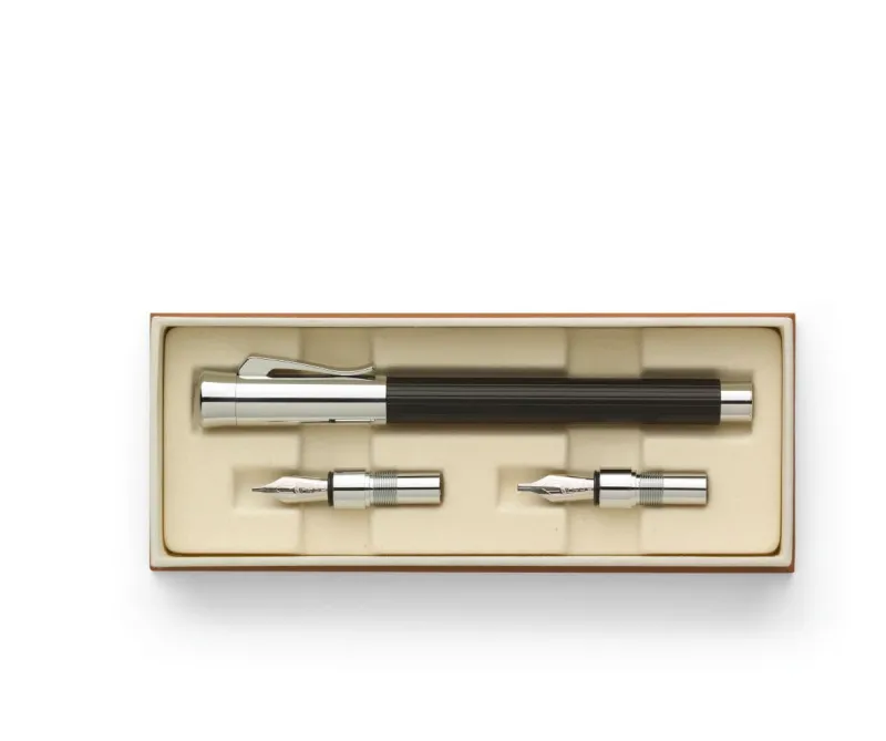 Graf Von Faber-Castell Sets|Fountain<Graf Von Faber Castell Tamitio Black Fountain Pen Calligraphy Set Sale