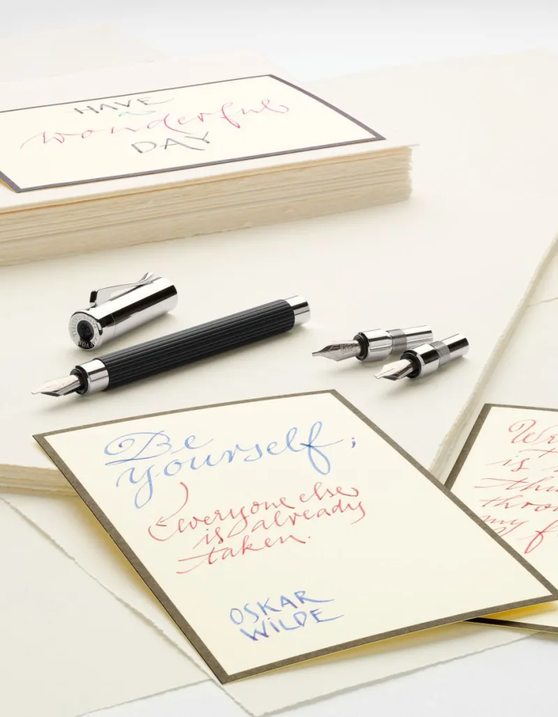 Graf Von Faber-Castell Sets|Fountain<Graf Von Faber Castell Tamitio Black Fountain Pen Calligraphy Set Sale