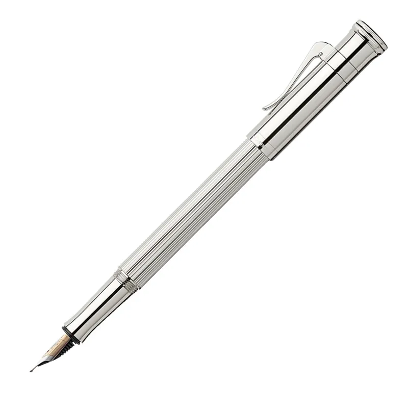 Graf Von Faber-Castell Fountain<Classic Sterling Silver Fountain Pen