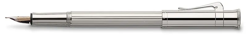 Graf Von Faber-Castell Fountain<Classic Platinum-Plated Fountain Pen