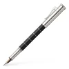 Graf Von Faber-Castell Fountain<Classic Anello Black Resin Fountain Pen