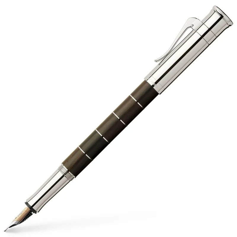 Graf Von Faber-Castell Fountain<Classic Anello Grenadilla Wood Fountain Pen