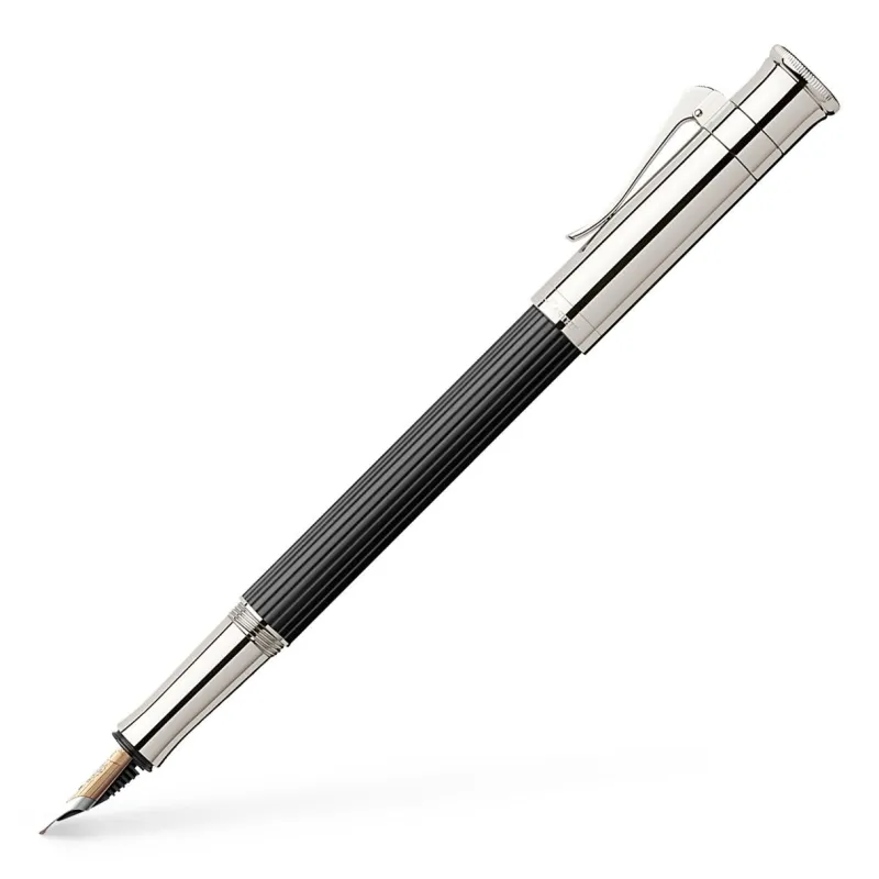 Graf Von Faber-Castell Fountain<Classic Ebony Wood Fountain Pen