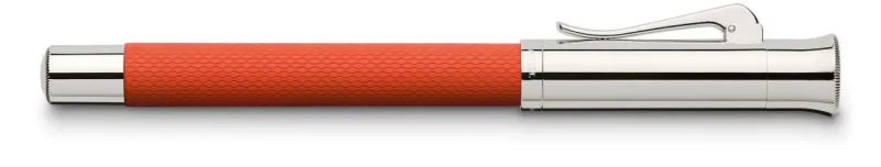 Graf Von Faber-Castell Fountain<Guilloche Fountain Pen Burned Orange