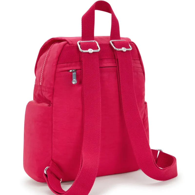 Kipling Backpacks<City City Zip Small Backpack Confetti Pink | Altman Luggage