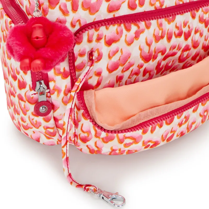 Kipling Backpacks<City City Zip Small Backpack LATIN CHEETAH | Altman Luggage