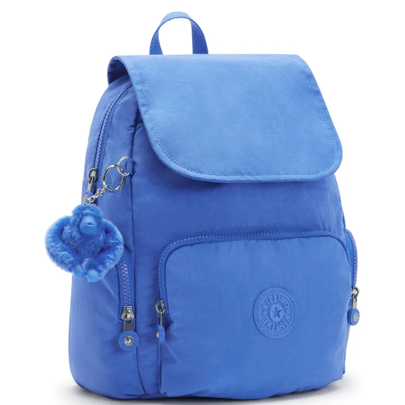 Kipling Backpacks<City City Zip Small Backpack Havana Blue | Altman Luggage