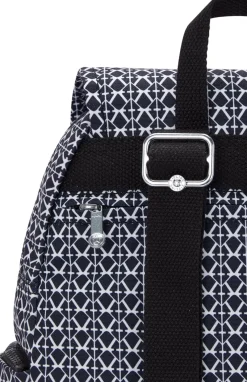 Kipling Backpacks<City City Zip Small Backpack Signature Print | Altman Luggage