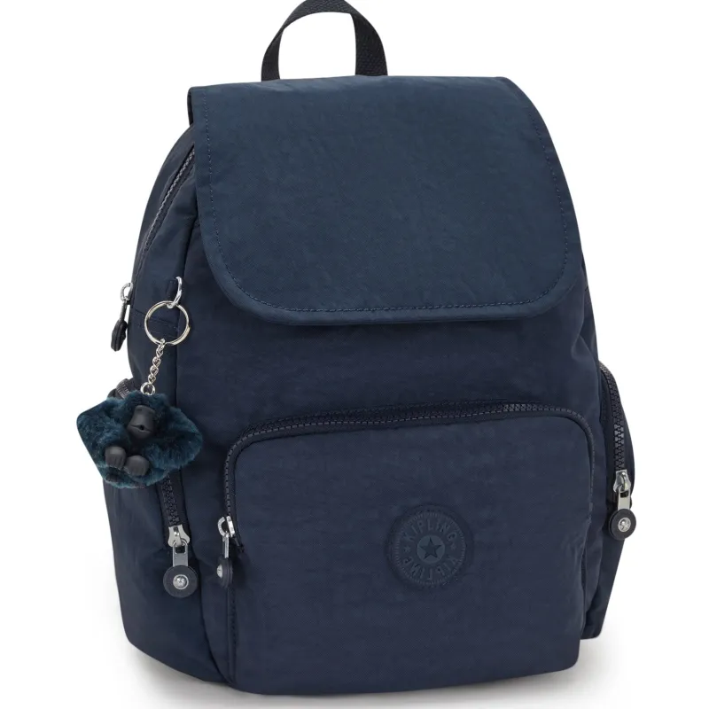 Kipling Backpacks<City City Zip Small Backpack Blue Bleu | Altman Luggage