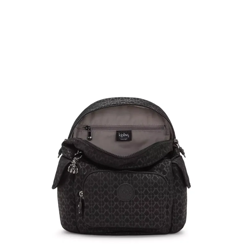Altman Luggage Business Cases|Backpacks<Kipling City Pack Mini Printed Backpack | Signature Emblem