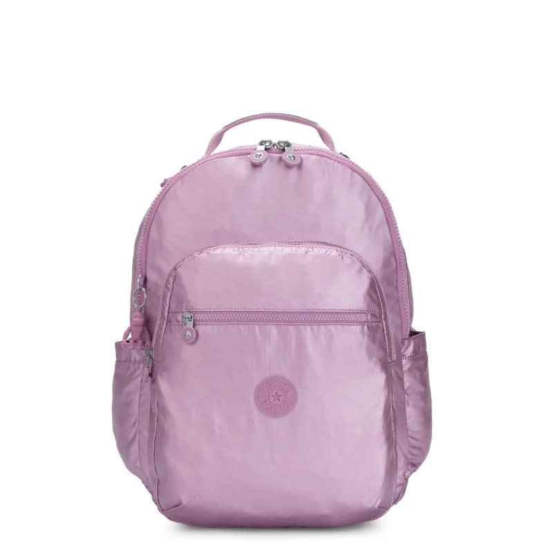 Kipling Business Cases|Backpacks<Seoul Extra Large Metallic Berry 17 Laptop Backpack | Altman Luggage