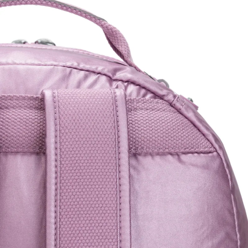 Kipling Backpacks<Seoul Large Metallic Berry 15 Laptop Backpack | Altman Luggage
