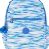 Kipling Business Cases|Backpacks<Seoul Large Printed 15 Laptop Backpack Diluted Blue