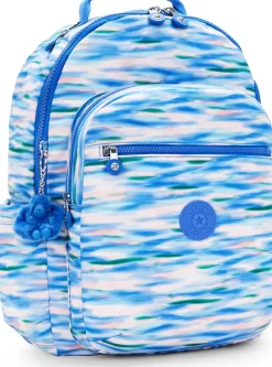 Kipling Business Cases|Backpacks<Seoul Large Printed 15 Laptop Backpack Diluted Blue